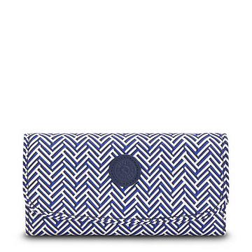 Kipling Money Land Printed Snap Wallet Handbag Urban Chevron | AU 1283GS